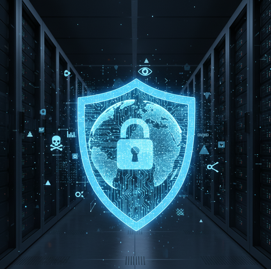 Icono de escudo de seguridad