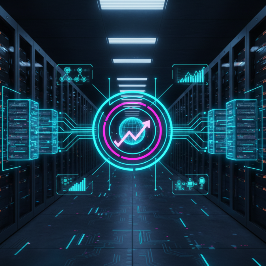 Icono de crecimiento y escalabilidad